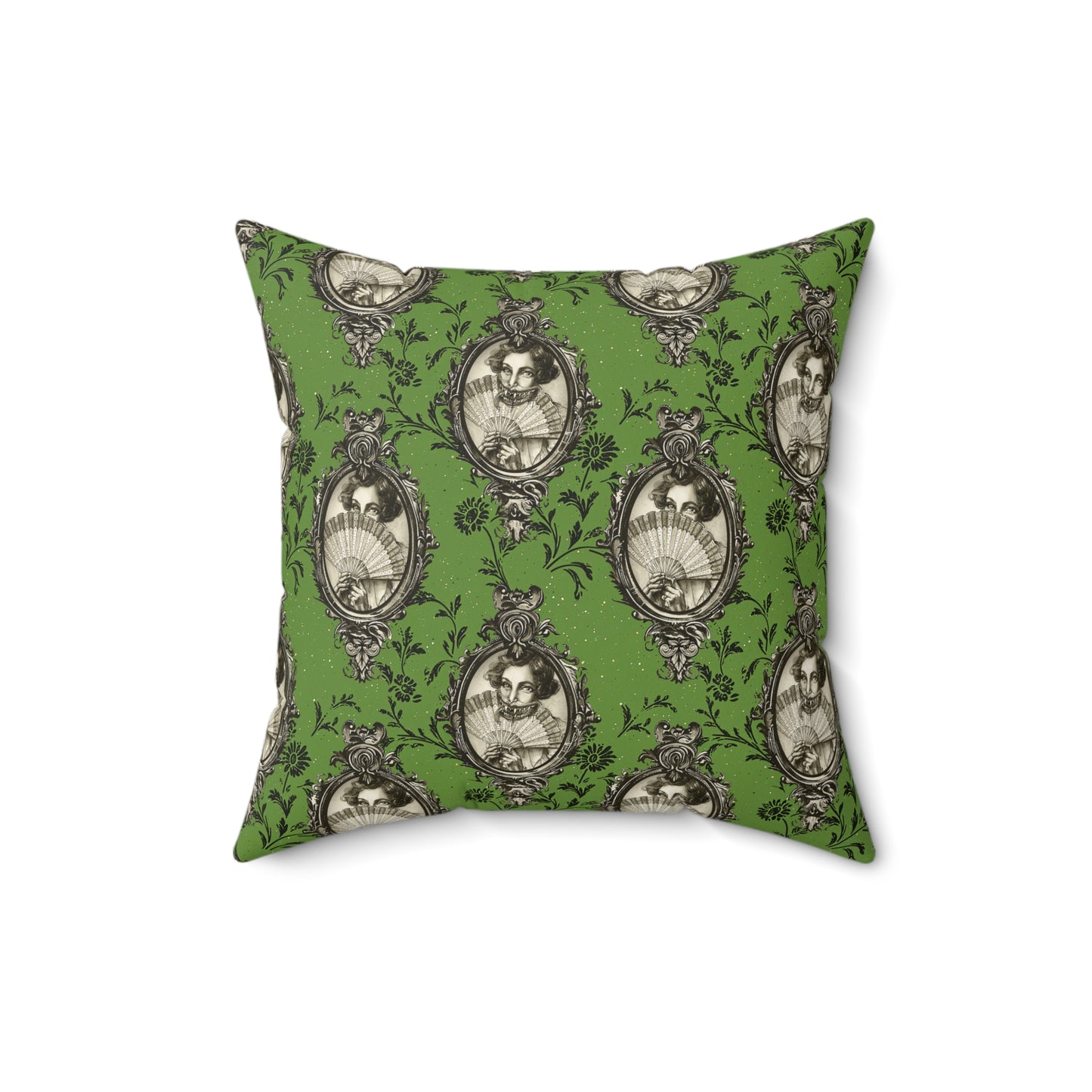 Haunted Manor Square Pillow