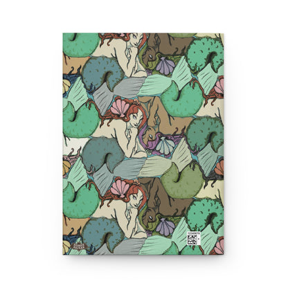 Tessellating Mermaids Matte Hardcover Journal