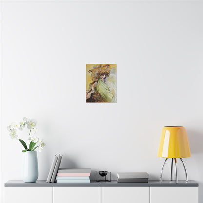 The Golden Seer Matte Canvas Print, Stretched, Wrapped Wall Art with Hardware 0.75"