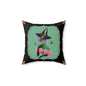 Resting Witch Face Square Pillow