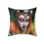 Ornaments of Gold Square Pillow