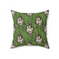 Haunted Manor Square Pillow