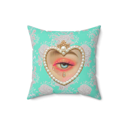 Lovers Eye Tears Square Pillow