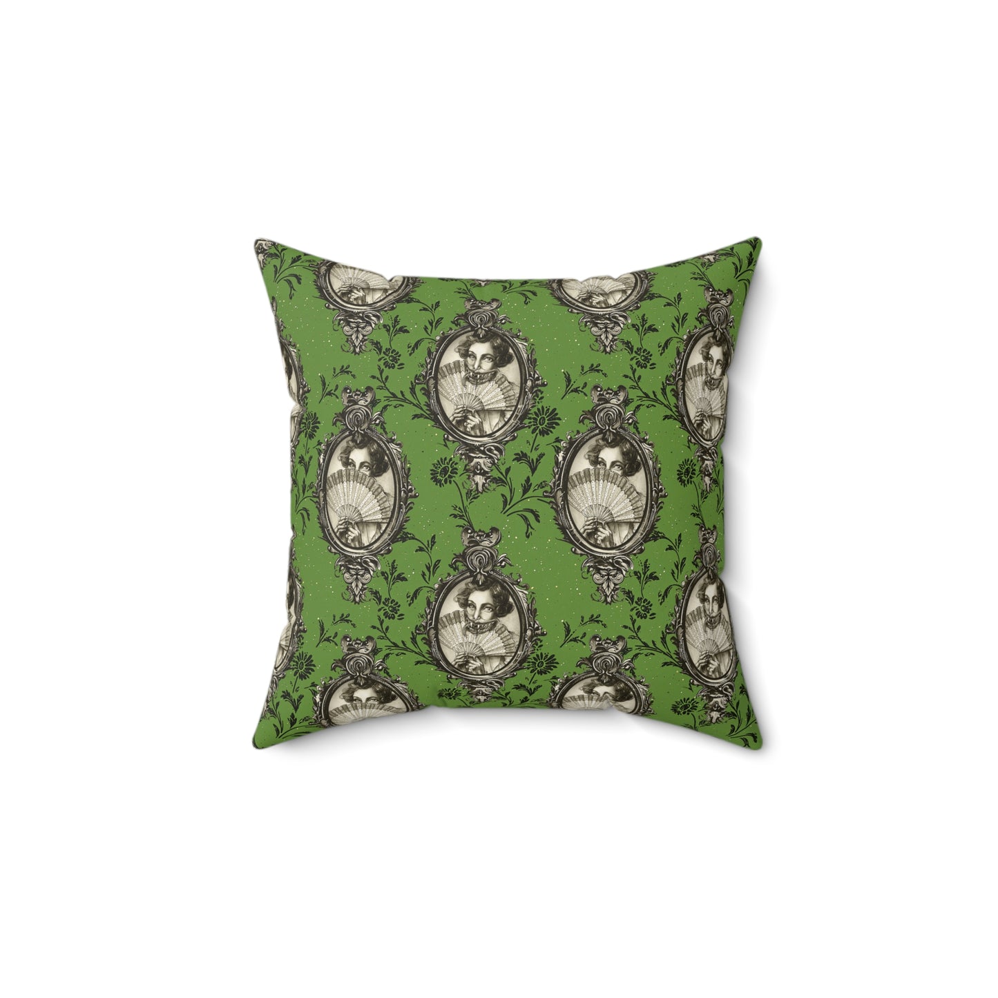 Haunted Manor Square Pillow