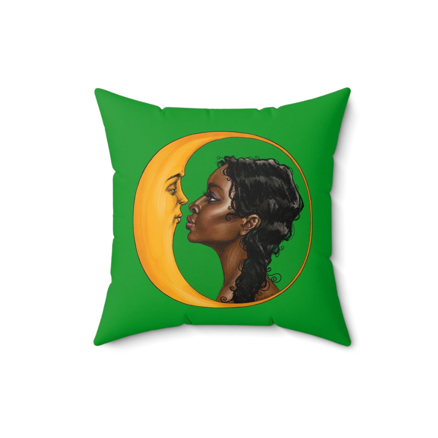 Moon Kiss Square Pillow