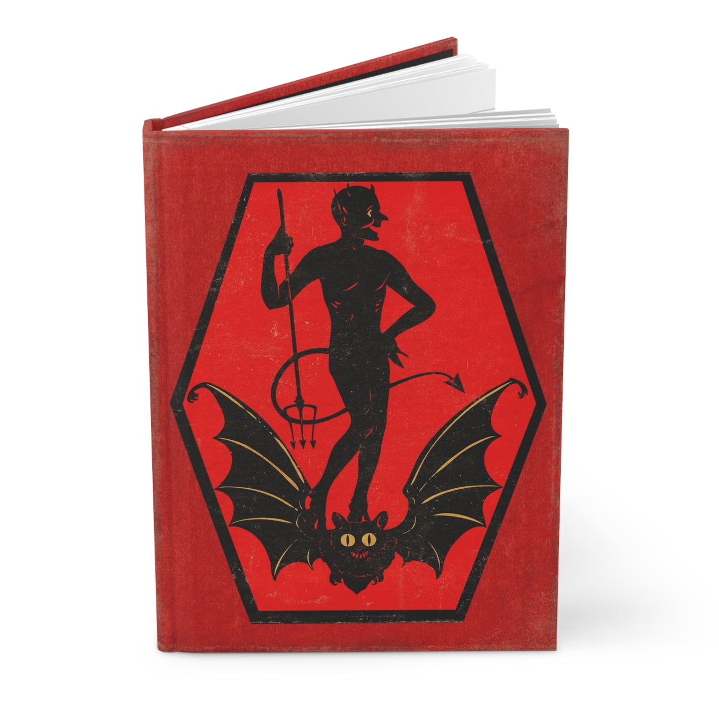 Red Devil Matte Hardcover Journal