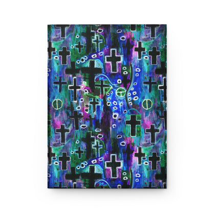 Klimt Death Crosses Matte Hardcover Journal
