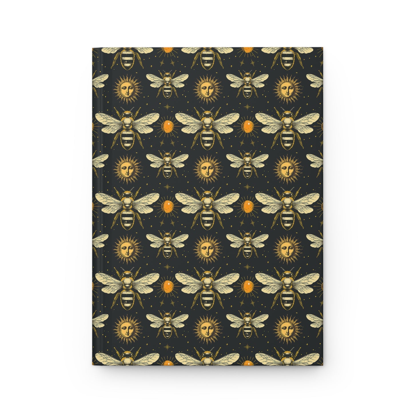 Celestial Bees Matte Hardcover Journal