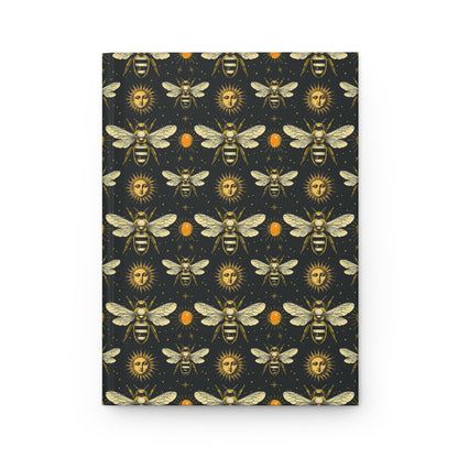 Celestial Bees Matte Hardcover Journal