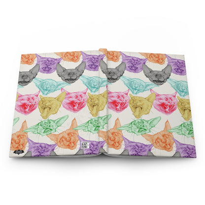 Silly Meme Cats Matte Hardcover Journal