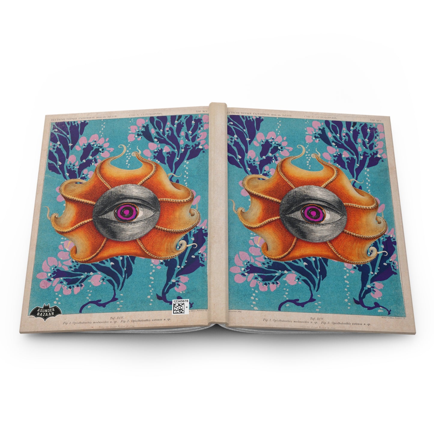 Eyectopus Collage Matte Hardcover Journal