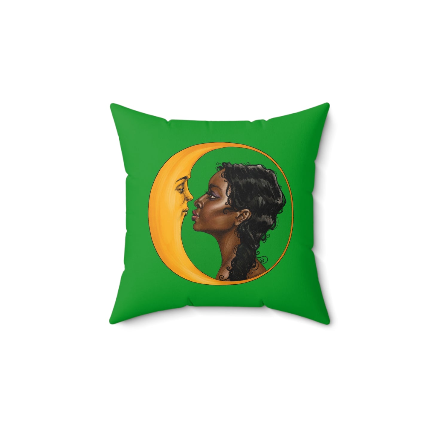 Moon Kiss Square Pillow