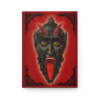 Krampus Face Matte Hardcover Journal