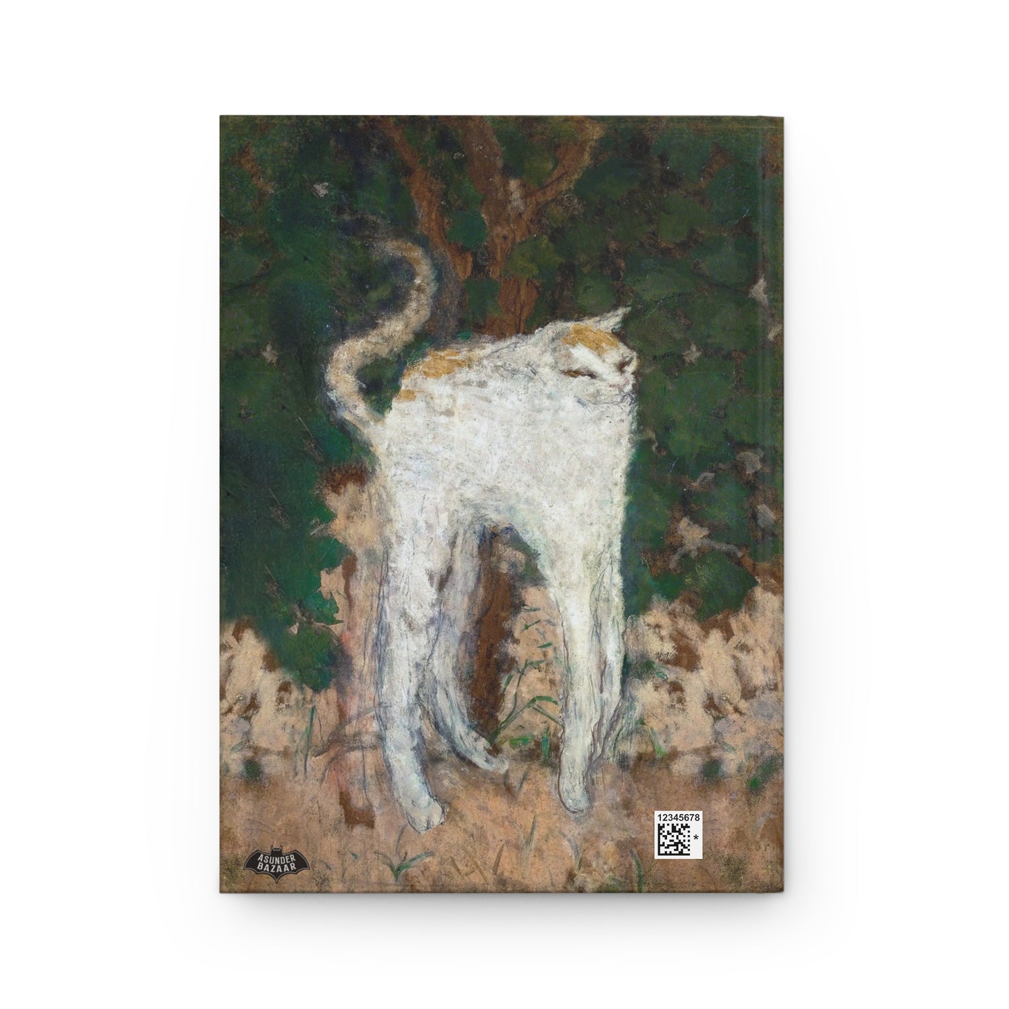Bonnards Long Cat Matte Hardcover Journal