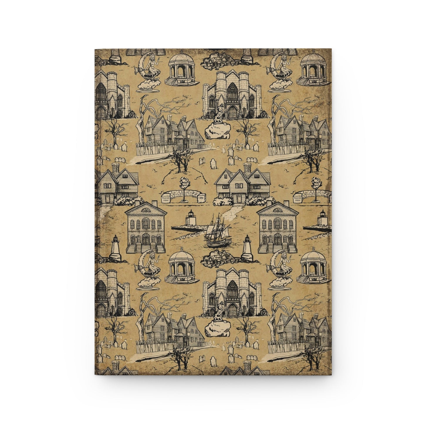 Salem Massachusetts Matte Hardcover Journal