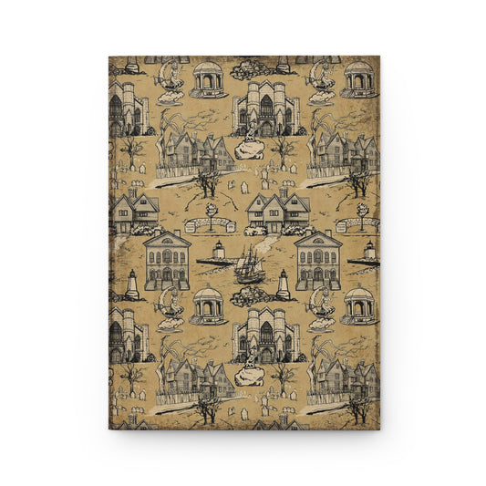 Salem Massachusetts Matte Hardcover Journal