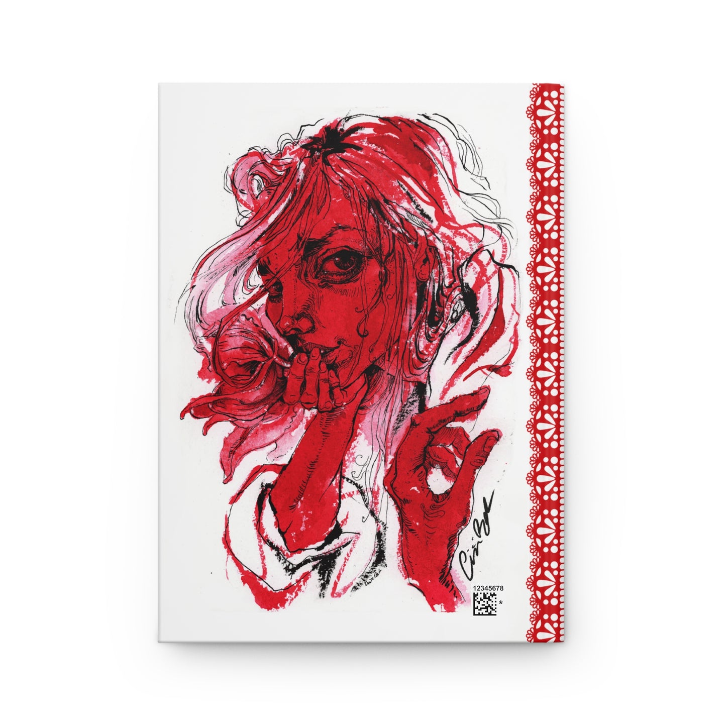 Red Matte Hardcover Journal