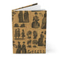 Sepia Fashion Victorian Ads Matte Hardcover Journal