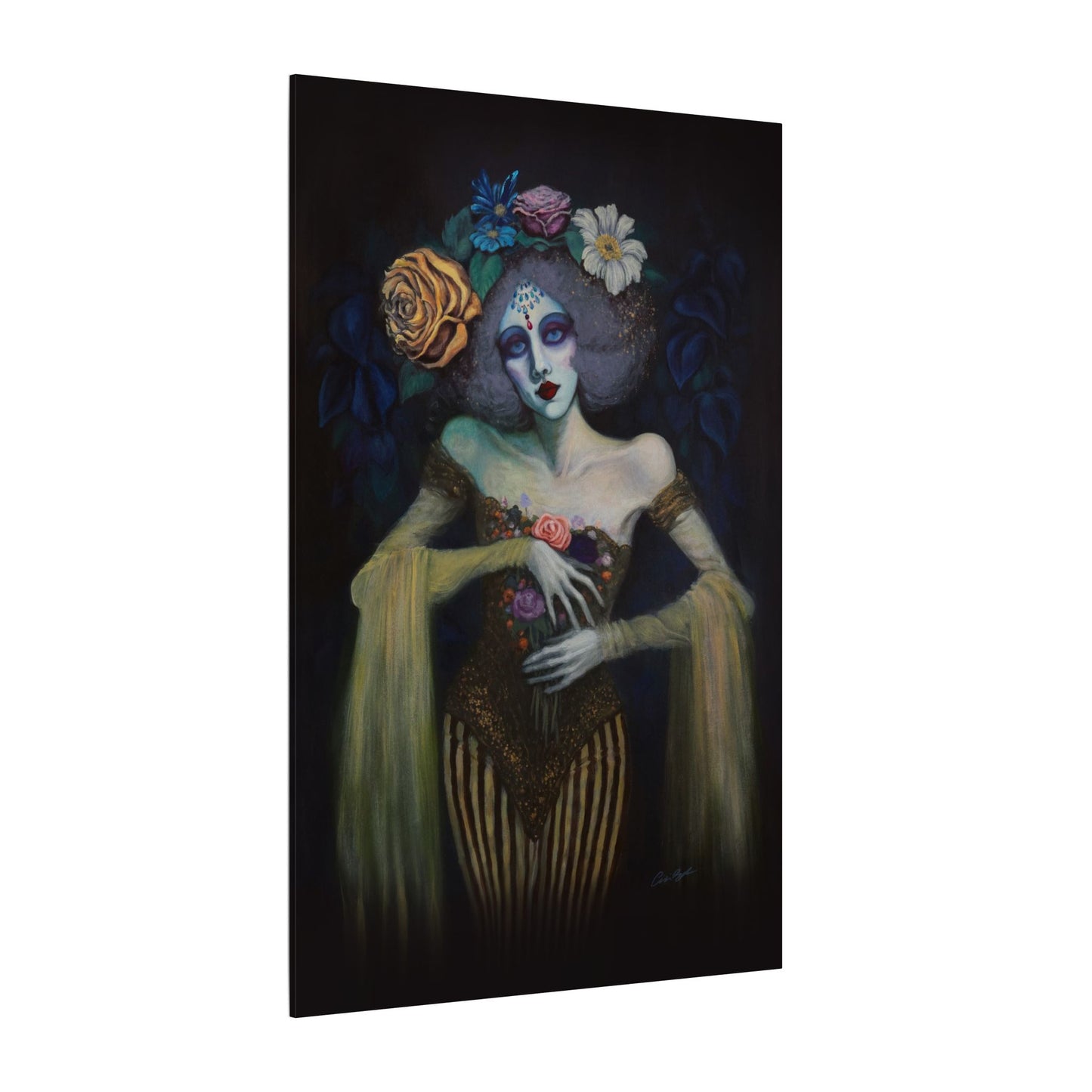 The Marionette Stretched Canvas Print, Wrapped Wall Art with Hardware 0.75" depth