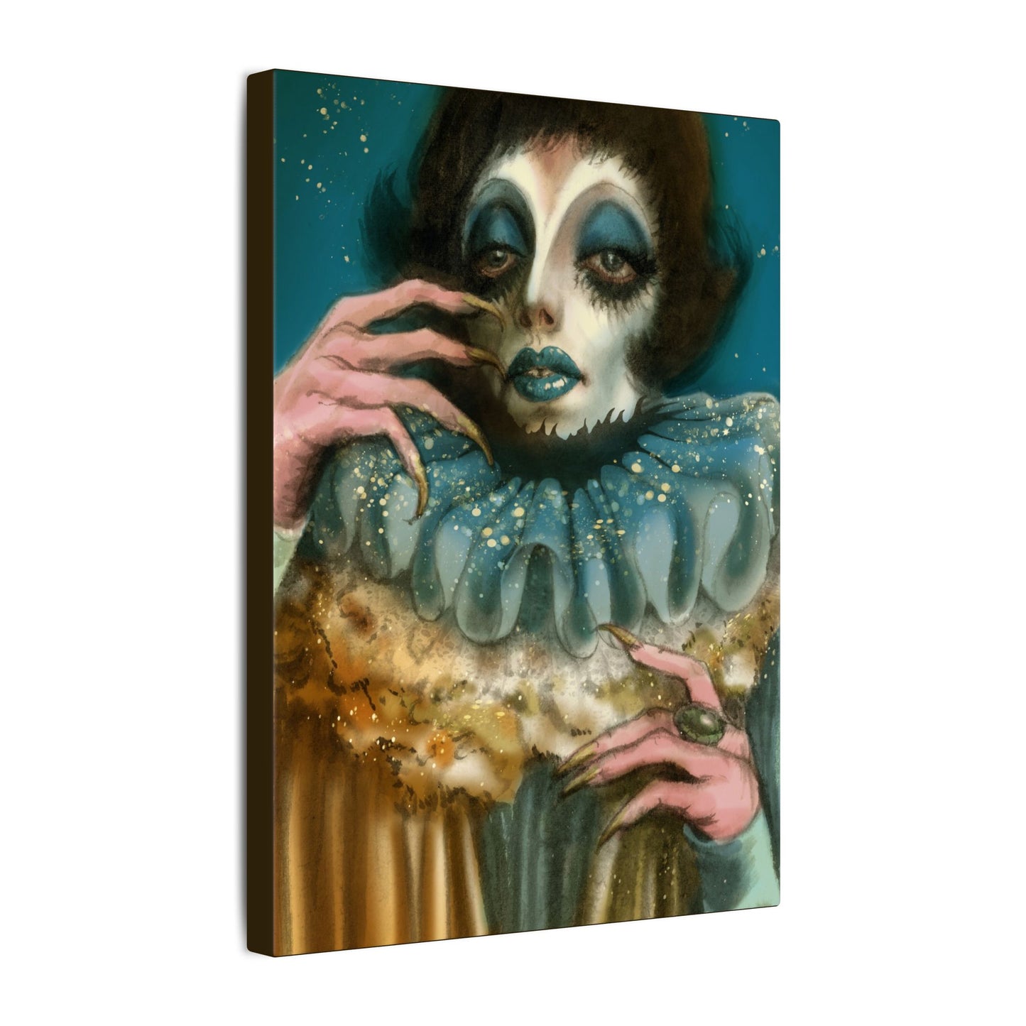 Pierrot 01 Matte Canvas Print, Stretched, Wrapped Wall Art with Hardware 0.75"
