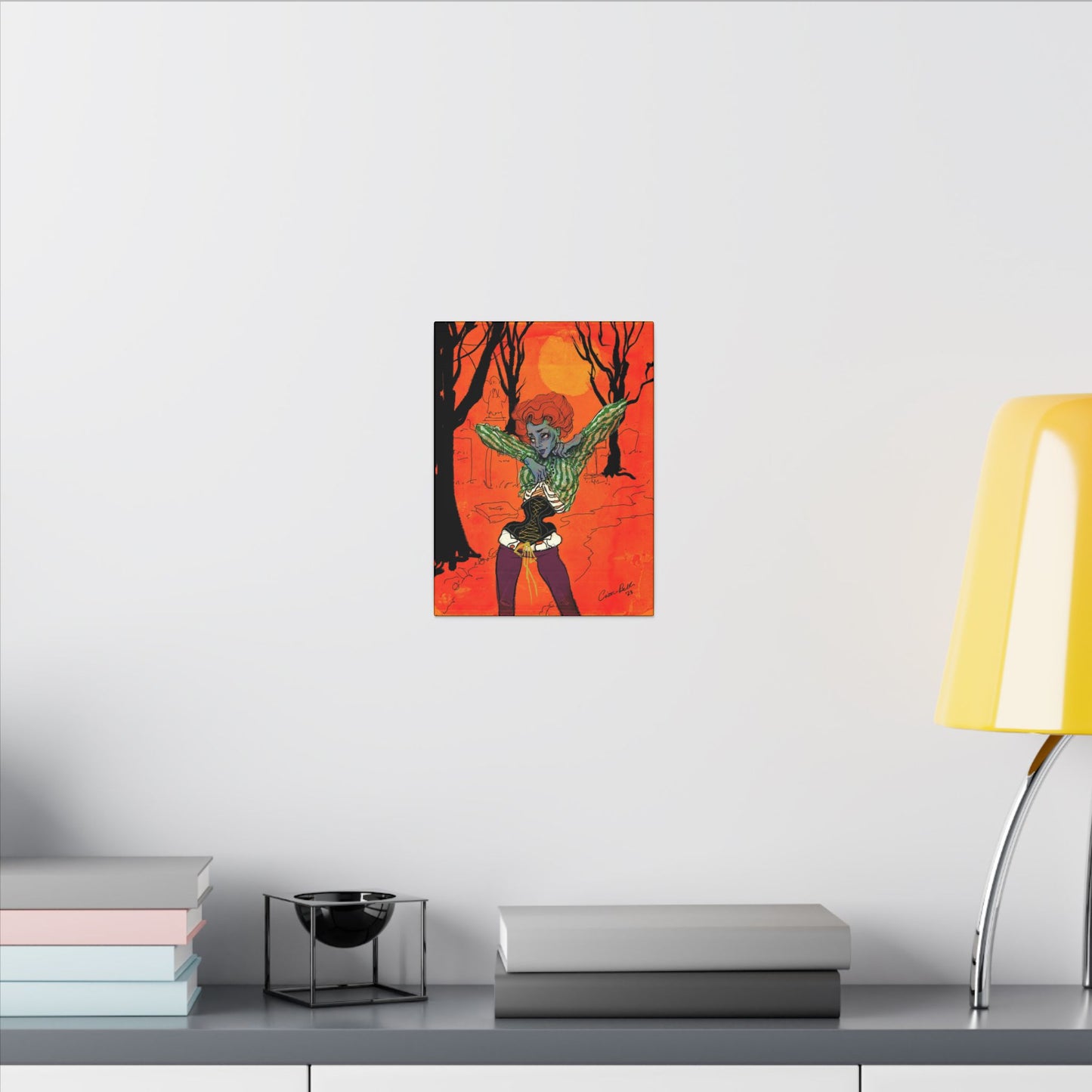 Peekaboo DTIYS Canvas Print, Wrapped Wall Art with Hardware 0.75" depth