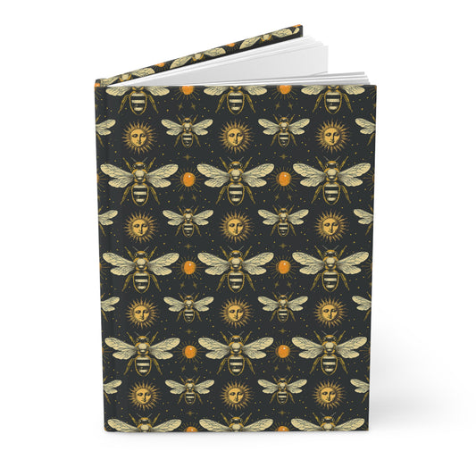 Celestial Bees Matte Hardcover Journal