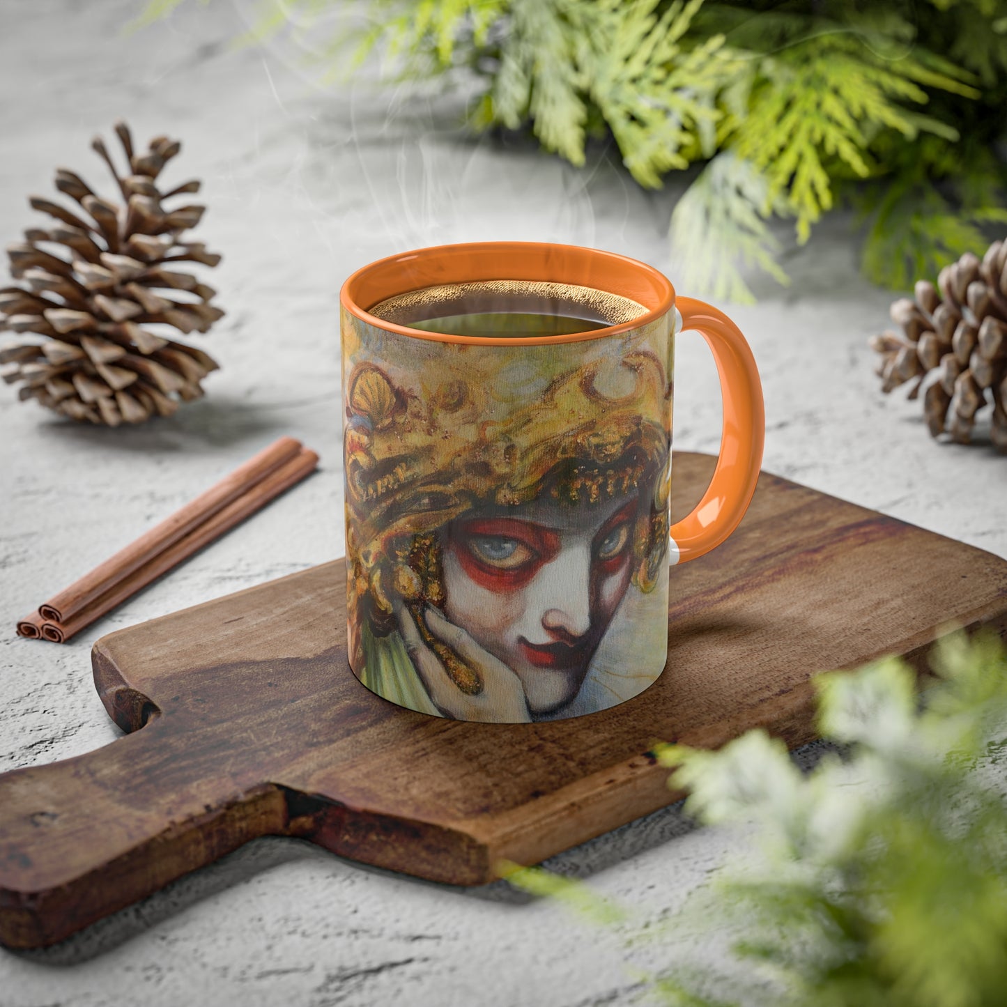 Golden Seer 11oz Ceramic Two-Tone Mug