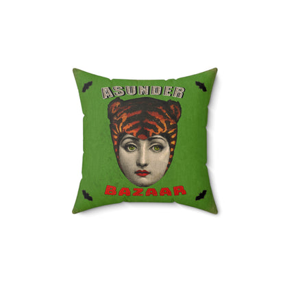 Asunder Bazaar Lina Tiger Square Pillow