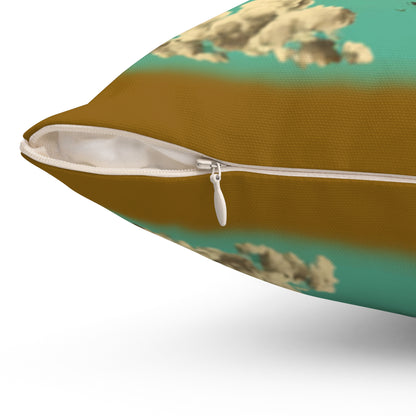 Victorian Moon Square Pillow