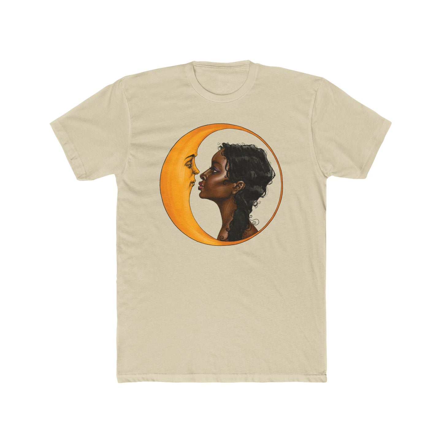 Unisex Moon Kiss Cotton Crew Tee