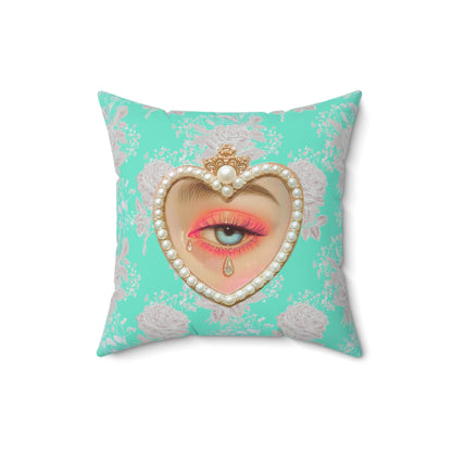 Lovers Eye Tears Square Pillow