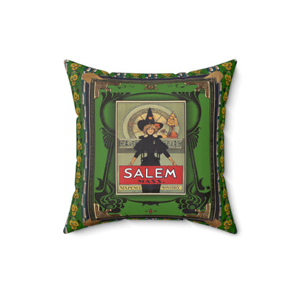 Salem Witch Square Pillow