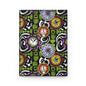 Funky Painted Clocks Matte Hardcover Journal