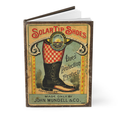 Victorian Adverts Matte Hardcover Journal