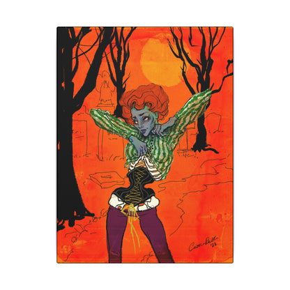 Peekaboo DTIYS Canvas Print, Wrapped Wall Art with Hardware 0.75" depth