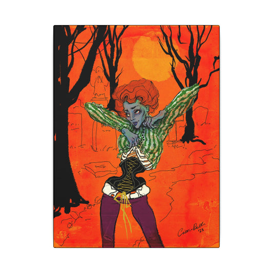 Peekaboo DTIYS Canvas Print, Wrapped Wall Art with Hardware 0.75" depth