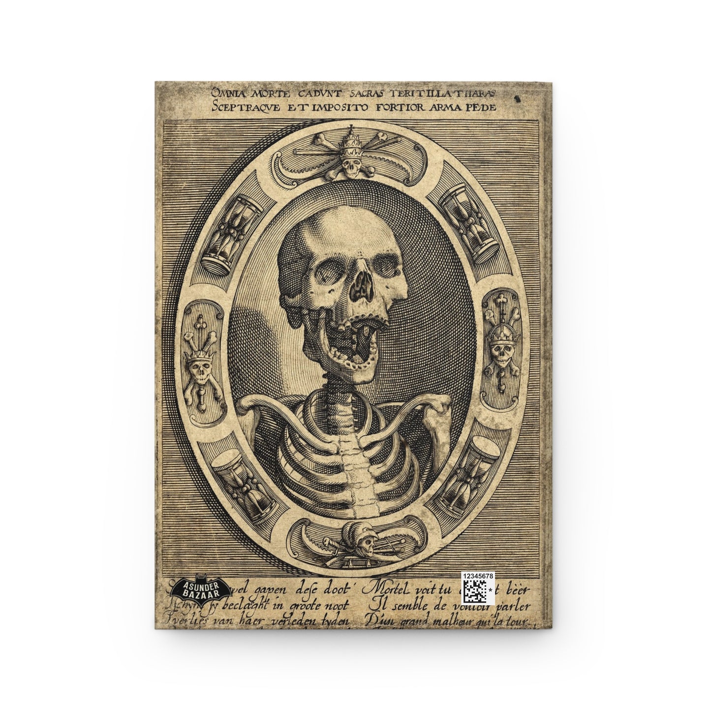Memento Mori Matte Hardcover Journal