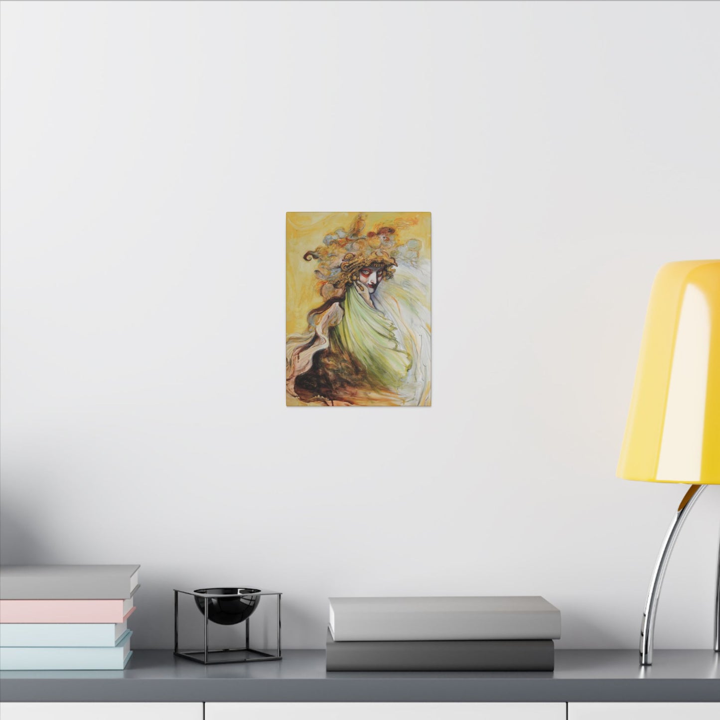 The Golden Seer Matte Canvas Print, Stretched, Wrapped Wall Art with Hardware 0.75"