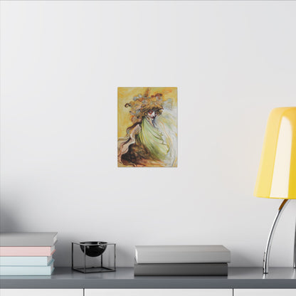 The Golden Seer Matte Canvas Print, Stretched, Wrapped Wall Art with Hardware 0.75"