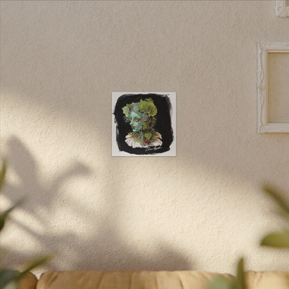 Kin of the Wood 2 Stretched Square Canvas Print, Wrapped Wall Art with Hardware 0.75" depth