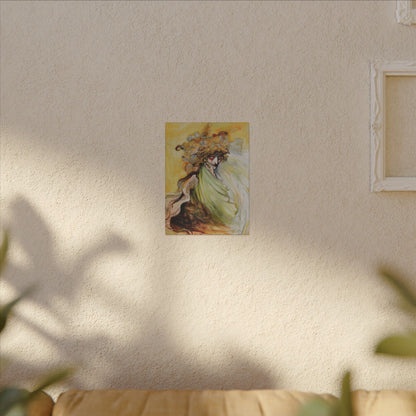 The Golden Seer Matte Canvas Print, Stretched, Wrapped Wall Art with Hardware 0.75"