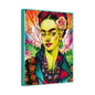 Frida Stretched Canvas Print, Wrapped Wall Art with Hardware 0.75" depth