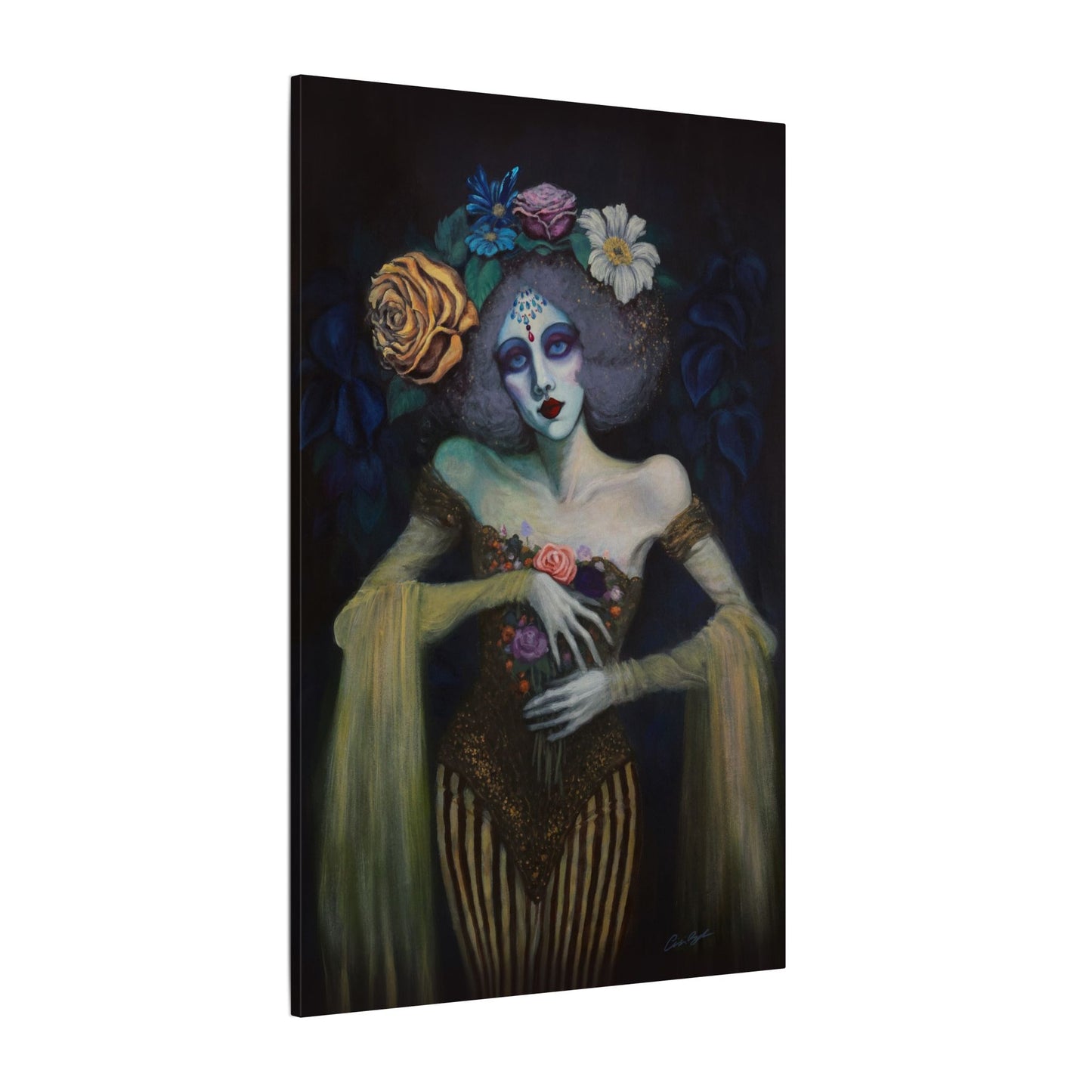 The Marionette Stretched Canvas Print, Wrapped Wall Art with Hardware 0.75" depth