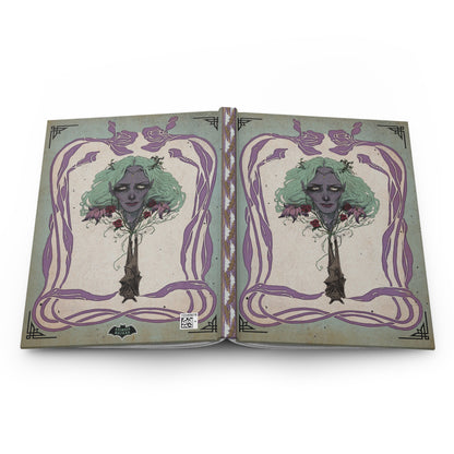 Bat Nouveau Matte Hardcover Journal