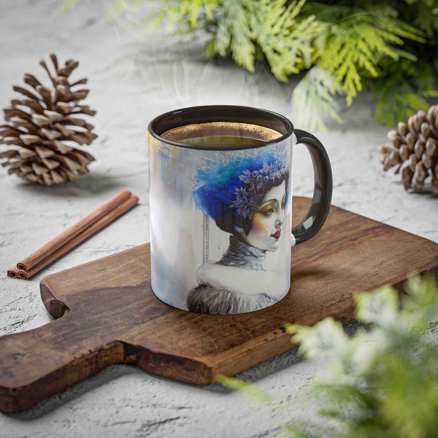 Frost Geisha 11oz Ceramic Two-Tone Mug