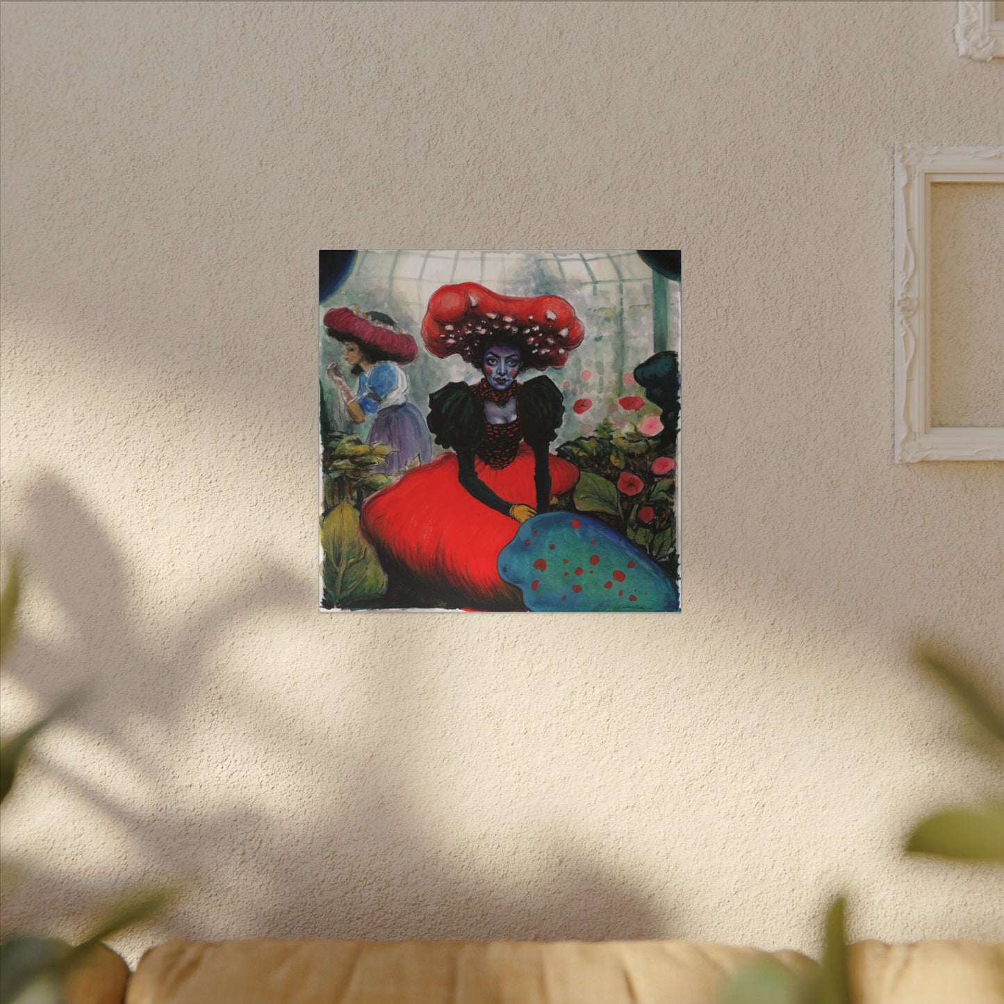 Mushroom Lady Matte Canvas, Stretched, 0.75"