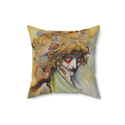 Seer of The Golden Sea Square Pillow