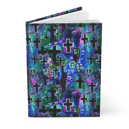 Klimt Death Crosses Matte Hardcover Journal