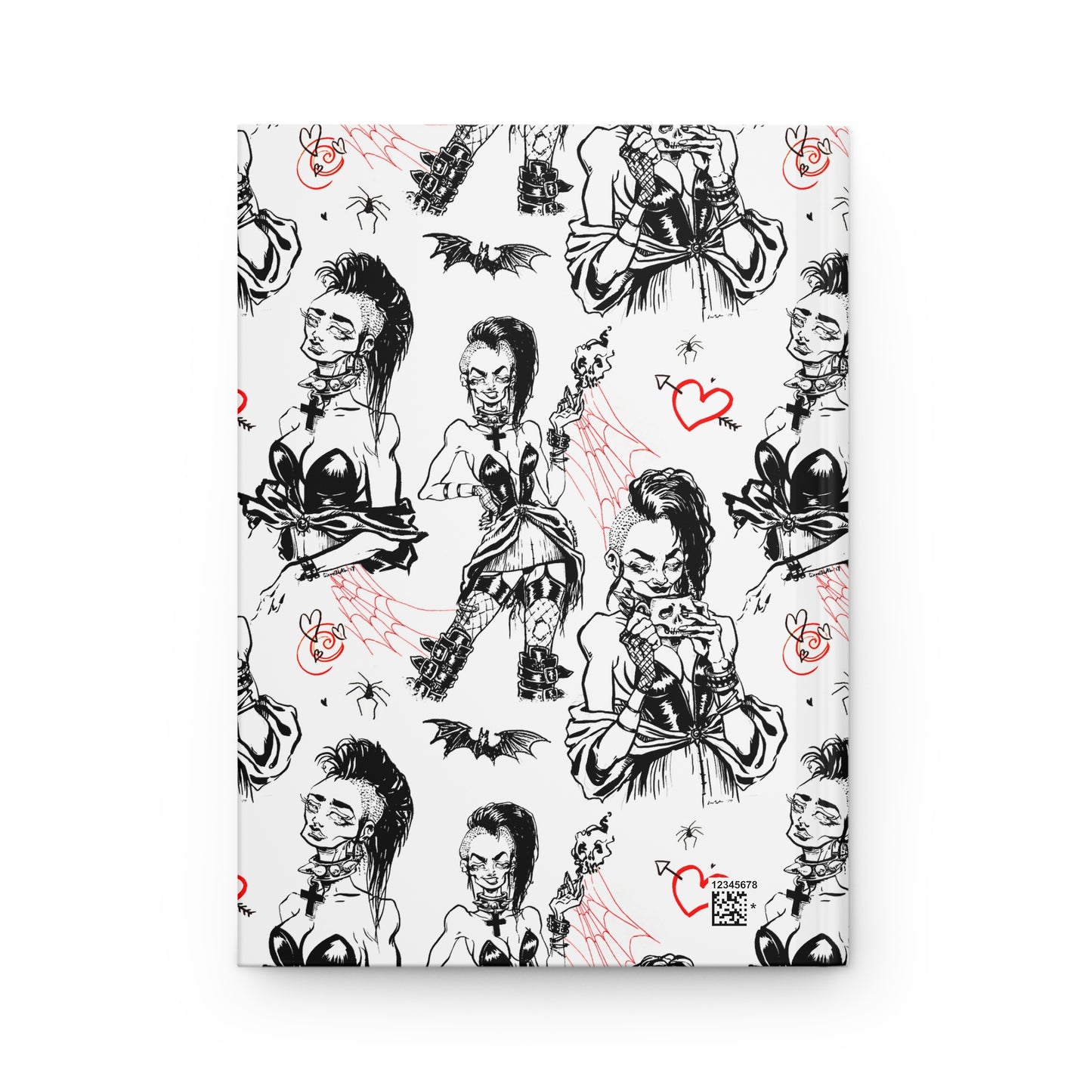 Deathrock Girl Matte Hardcover Journal