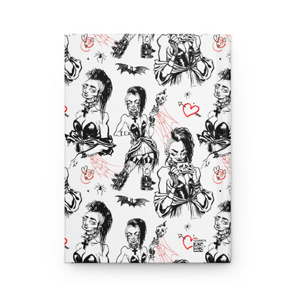 Deathrock Girl Matte Hardcover Journal